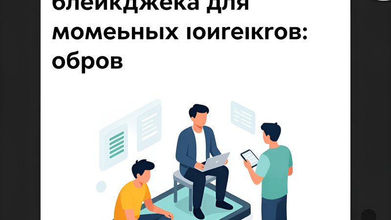 Современная иллюстрация основных стратегий блэкджека для пользователей мобильного приложения от How Do I Call
